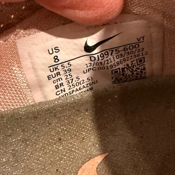 Nike Vapormax 2021 Flyknit pink oxford tennis shoes, women's size 8 READ - Picture 14 of 14